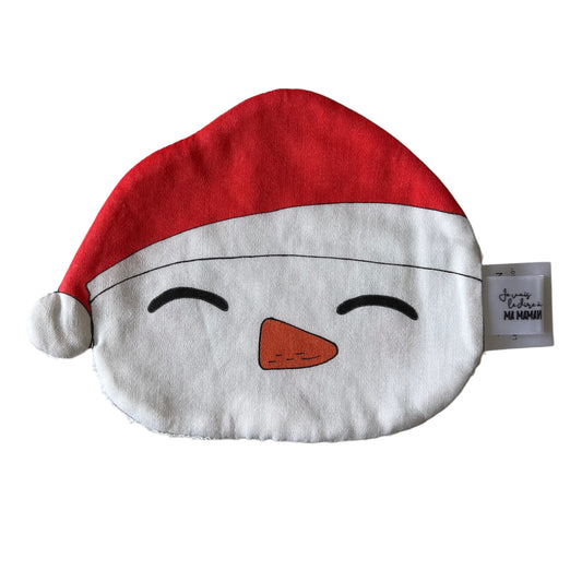 Lingette lavable Bonhomme de neige