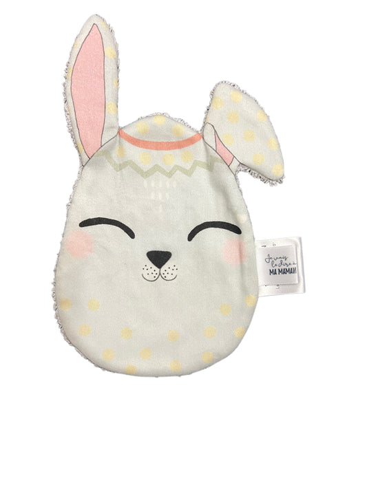 Lingette lavable Lapin Pâques